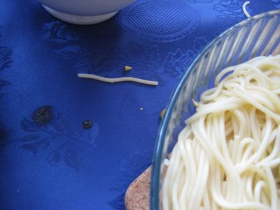 Spaghetti a reyna a flja
