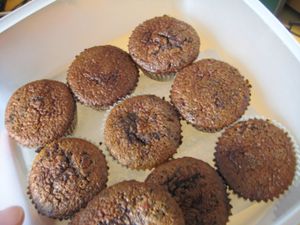 Glteinlausar skkulai muffins
